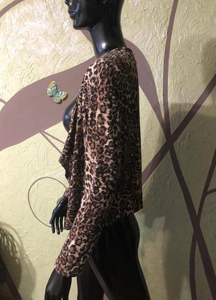 Леопардовый кардиган, пиджак, жакет4 фото