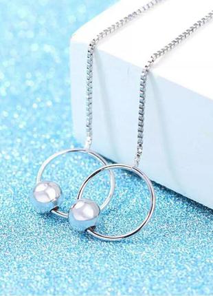 Серьги протяжки серебро 925 покрытие сережки цепочки подвески кольцо с шариком5 фото