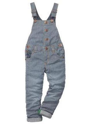 Джинсовый комбинезон для девочки oshkosh 434a608 18 мес 78-83 см синий