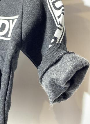 Худі фліс для хлопчика wanex 14826 98 см сірий 3