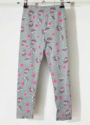 Лосіни сірі трикотажні для дівчинки 110 см s & d