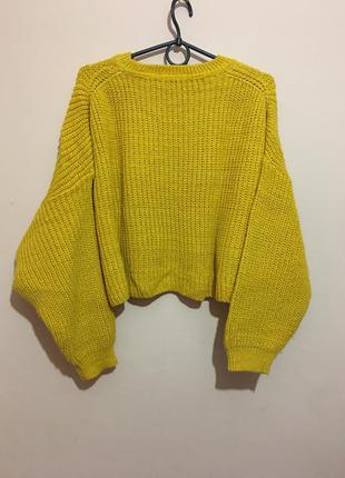 Мягкий оверсайз свитер urban outfitters knit fisherman jumper3 фото