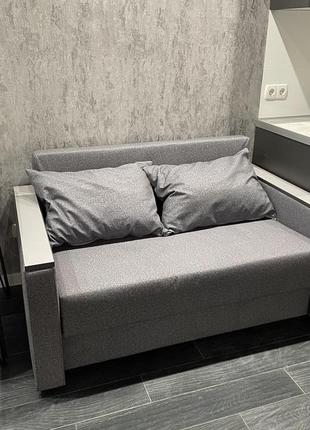Диван-канапе складаний із подушками двомісний 4