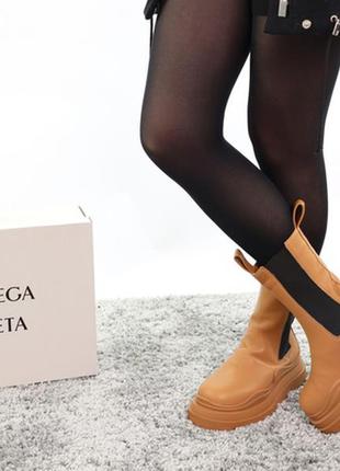 ❄️🤩bottega veneta fur❄️🤩зимові жіночі челсі з хутром, черевики зима, жіночі зимні челсі3 фото