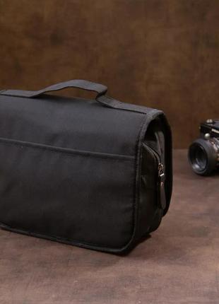 Текстильная сумка-органайзер черная2 фото