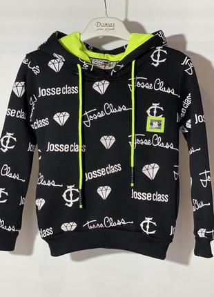 Худи теплое для девочки 116 см doffbi