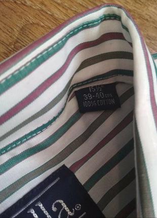 Нова стильна сорочка від анг.бренду viyella, р. 15,5 39-40 см, є заміри3 фото