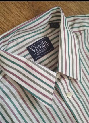 Нова стильна сорочка від анг.бренду viyella, р. 15,5 39-40 см, є заміри2 фото