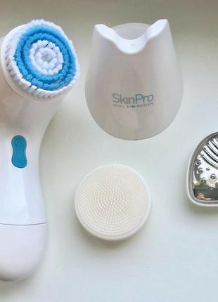 Аппарат для очищения кожи лица skinpro sonic 3в1✨2 фото