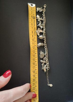 Браслет под винтаж бронзу цепь