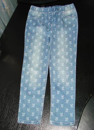Классные джеггинсы george 5-6 лет как новые