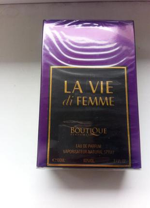 Парфюмированная вода boutique la vie di femme