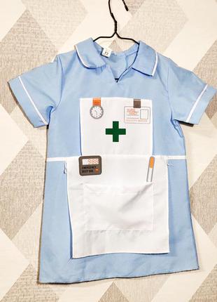 Платье костюм  медсестры на 5-7 лет1 фото