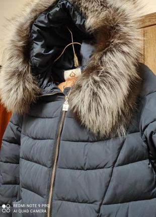 Зимовий пуховик зимова тепла куртка пуховик натуральне зутро2 фото