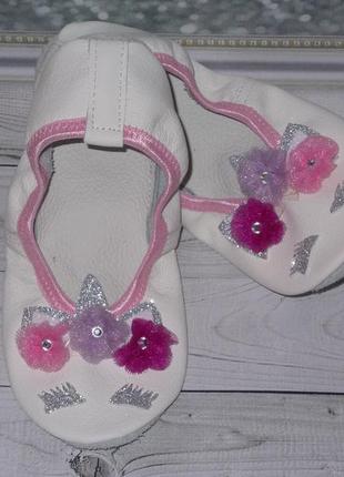 Чешки кожаные единорог 2