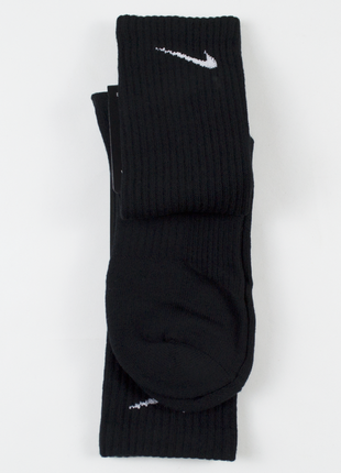 Високі спортивні шкарпетки nike elite чорні2 фото