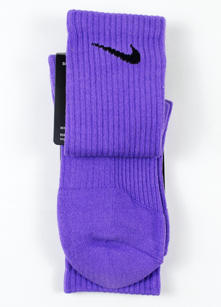 Високі спортивні шкарпетки nike elite фіолетові2 фото