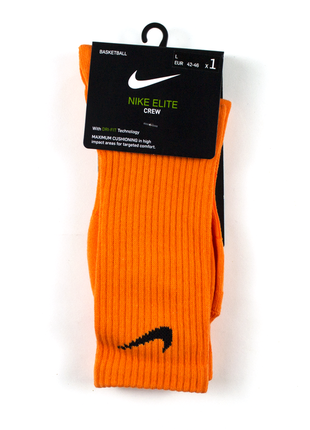 Высокие спортивные носки nike elite оранжевые