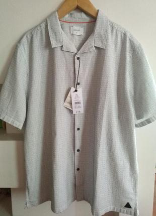 Стильная хлопковая рубашка adapt, размер 2xl, большемерит