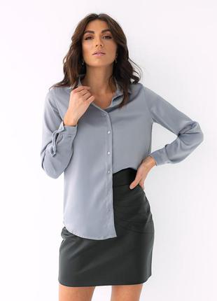 ❤️атласная блуза с удлиненной спинкой❤️4 фото
