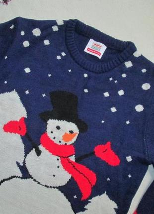 Новогодний свитер со снеговиком нидерландского бренда nationale postcode loterij ⛄❄️⛄3 фото