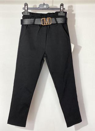 Штани чорні для дівчинки 6 років 116 см italy moda