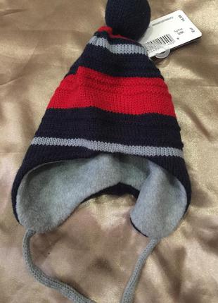 Шапочка на мальчика до года