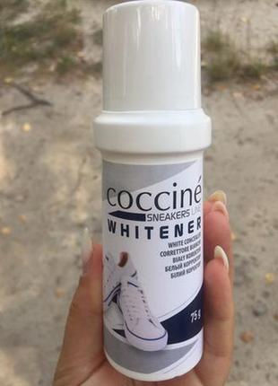 Coccine whitener краска-корректор для белой обуви и подошвы1 фото