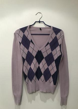 Шерстяной джемпер пуловер италия taglia  p.s