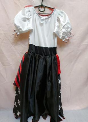 Карнавальные платье девочка пиратка5 фото
