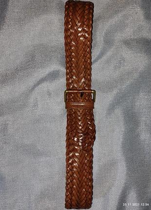 Плетеный ремень из натуральной кожи -  osprey london