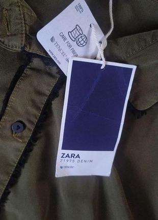 Шикарное стильное платье рубашка zara7 фото