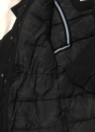 Зимняя парка аляска bershka tech jacke с капюшоном4 фото