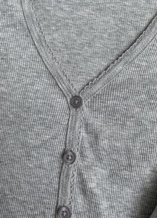 Трендовый кардиган в рубчик 5