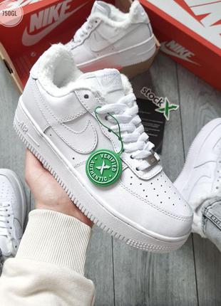 Женские зимние nike air force мех!❄️