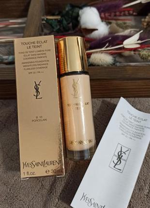 Br30 тональный крем yves saint laurent le teint touche eclat spf22, тональная основа для лиця, тінт5 фото