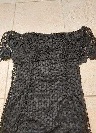 Мереживне плаття-футляр,облягаючі boohoo5 фото