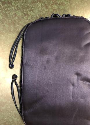 Нарядная  сумочка - сетка, темно синяя3 фото