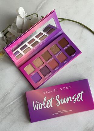 Шикарные высокопигментированные тени violet voss violet sunset2 фото