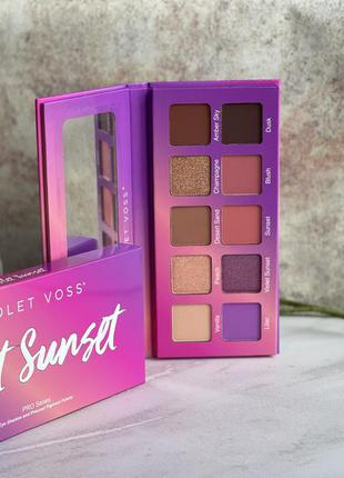 Шикарные высокопигментированные тени violet voss violet sunset