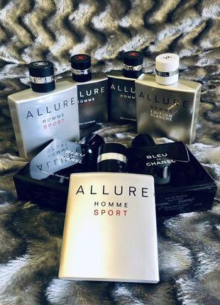 Распив chanel allure homme sport мужская туалетная вода шанель аллюр хом спорт1 фото