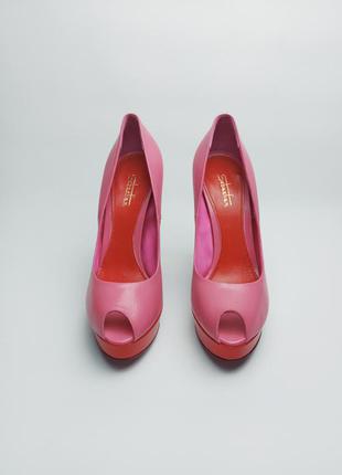 Кожаные туфли на платформе от итальянского бренда sebastian (себастиан) ​40р.3 фото