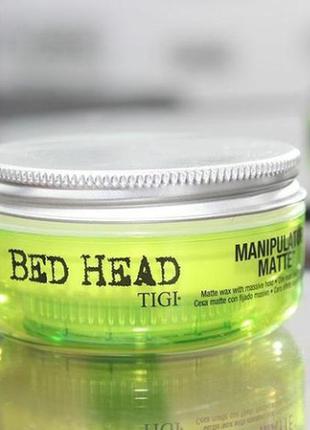 Мастика матовая сильной фиксации tigi bed head manipulator matte