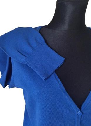 Распродажа синий джемпер кардиган на пуговицах новый коттон fashion xxl 48-50 укр.3 фото
