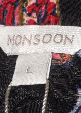 Свободное вискозное платье monsoon р-р123 фото