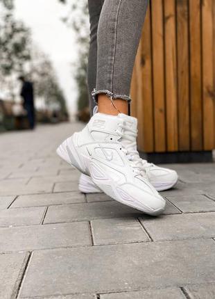 Зимние кроссовки nike m2k tekno winter white6 фото