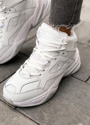 Зимние кроссовки nike m2k tekno winter white5 фото