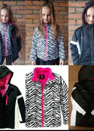 Зимняя куртка 3 в 1 для девочки ( зимняя, деми, ветровка) swiss tech курточка зимова термо