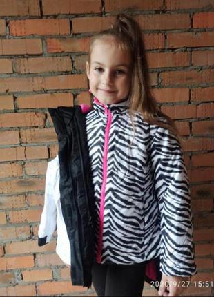 Зимняя куртка 3 в 1 для девочки ( зимняя, деми, ветровка) swiss tech курточка зимова термо3 фото