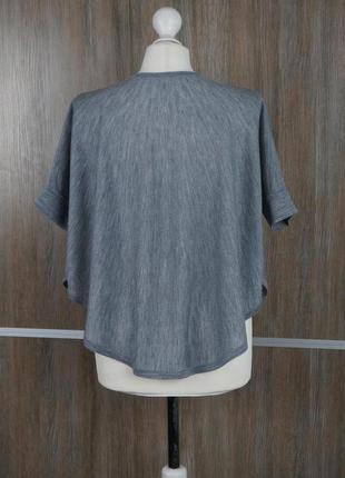 Cos легкий шерстяной свитерочек-футболка-кейп. размер xs5 фото
